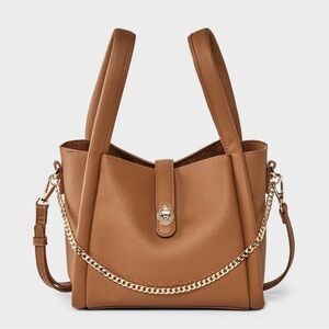 Mini Tote Crossbody Bag - A New Day™ - Brown